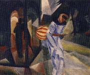 auguste macke pierrot oil painting reproduction